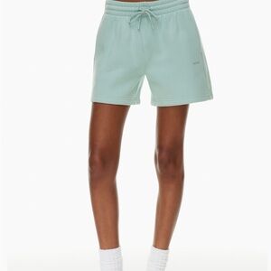 Aritzia Sage Green Boyfriend Shorts